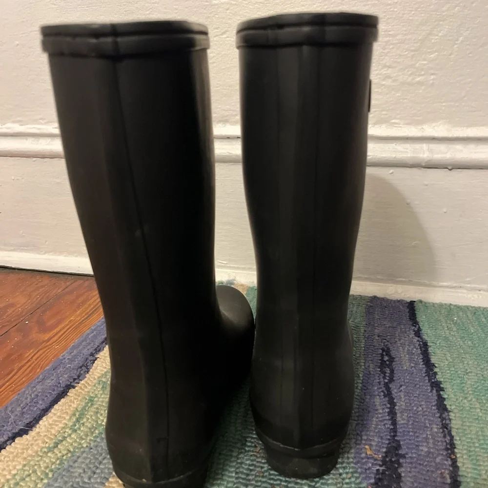 Black Roma Rain Boot - Picture 2 of 4